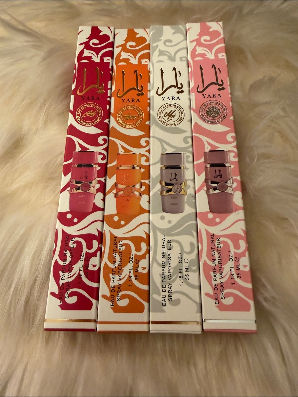 Yara Perfume Bundle – Candy, Tous, Moi & Pink | Set of 4 | Eau de Parfum | 35ml
